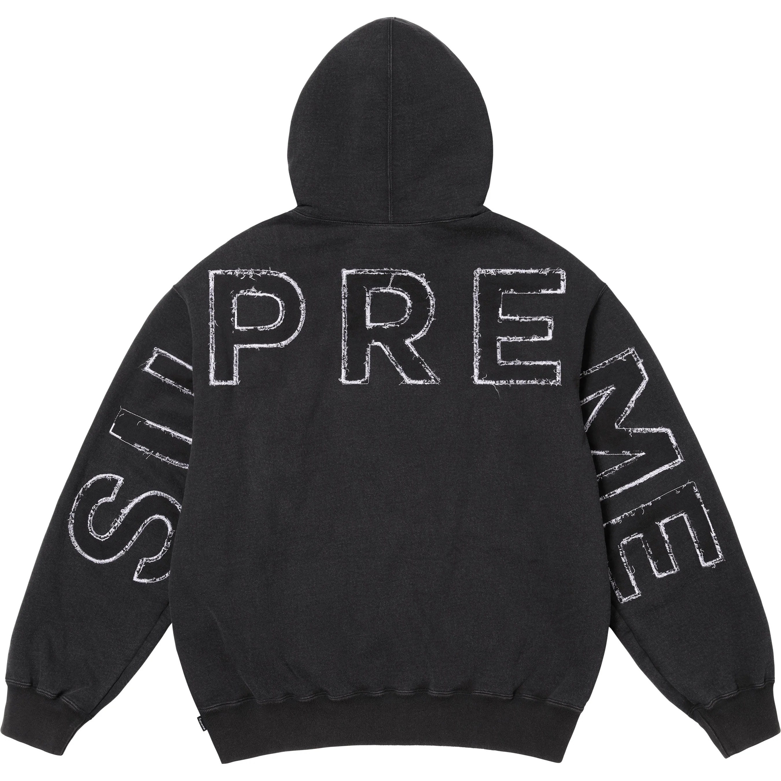 Frayed Hooded Sweatshirt view 5